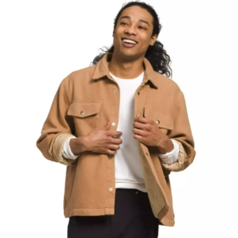 The North Face Valley Twill Utility Shacket - Men's Almond Butter Size Medium